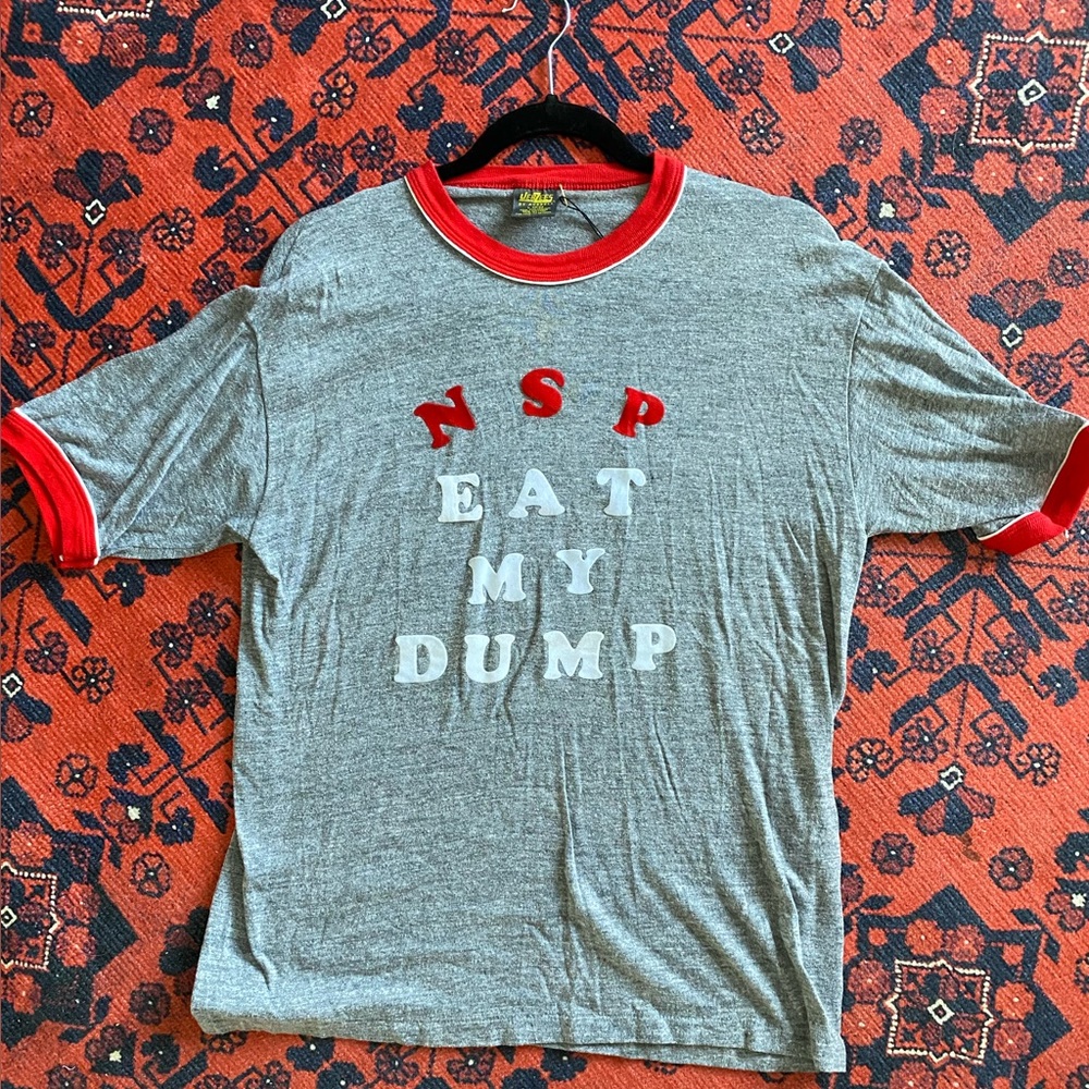 Vintage novelty ringer t-shirt